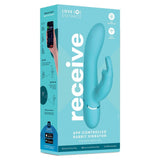 Love Distance Receive App Controlled Rabbit Vibrator Teal