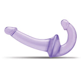 Lux Fetish Strapless Strap-On With Internal G-Spot Dildo Purple