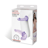 Lux Fetish Strapless Strap-On With Internal G-Spot Dildo Purple
