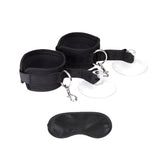 Lux Fetish Sexy Suction Shower Cuffs Black