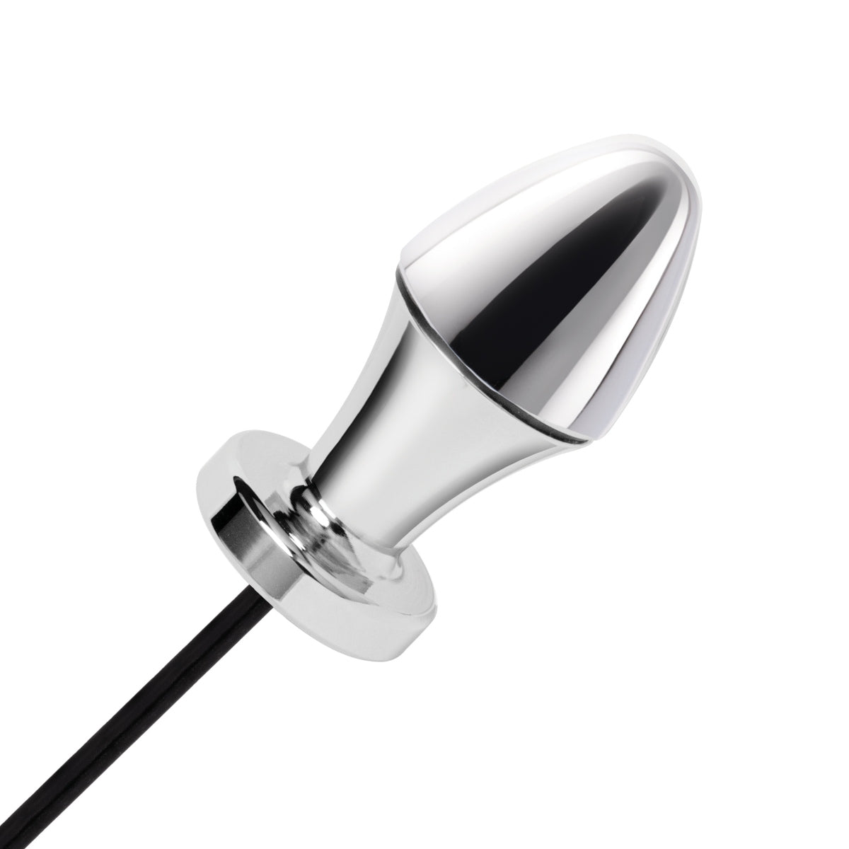 Lux Fetish Electro Sex Shock Butt Plug Silver