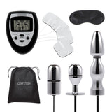 Lux Fetish 9 Piece Electro Sex Ultra Shock Set Silver