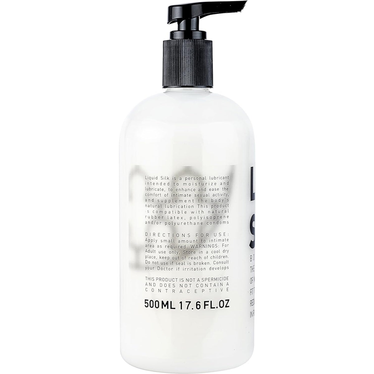 Liquid Silk Water Based Lube 500ml