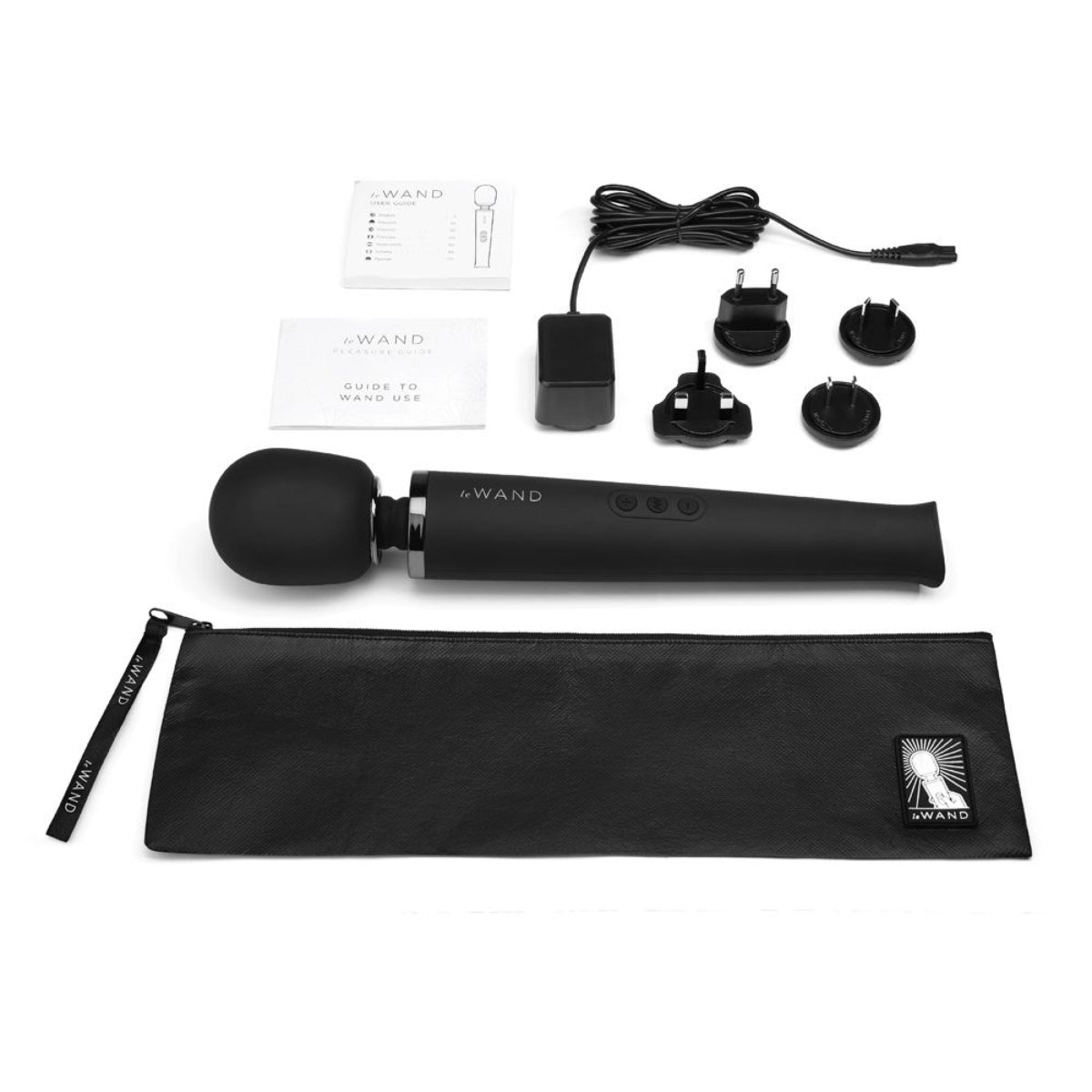 Le Wand Rechargeable Wand Massager Black