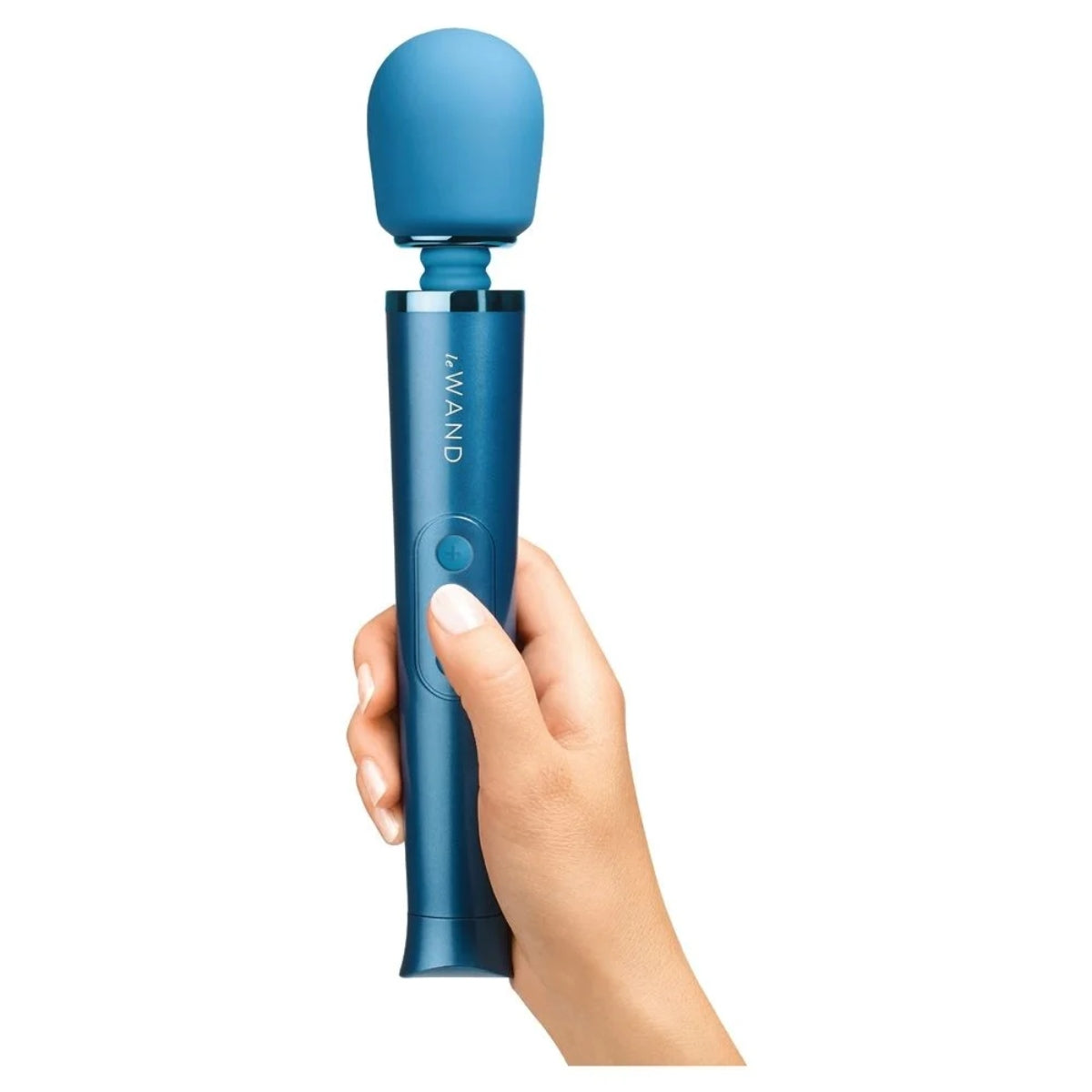 Le Wand Petite Rechargeable Wand Massager Blue