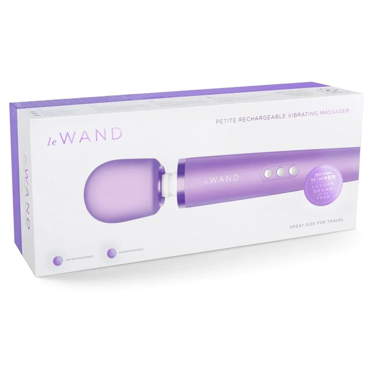 Le Wand Petite Rechargeable Wand Massager Violet