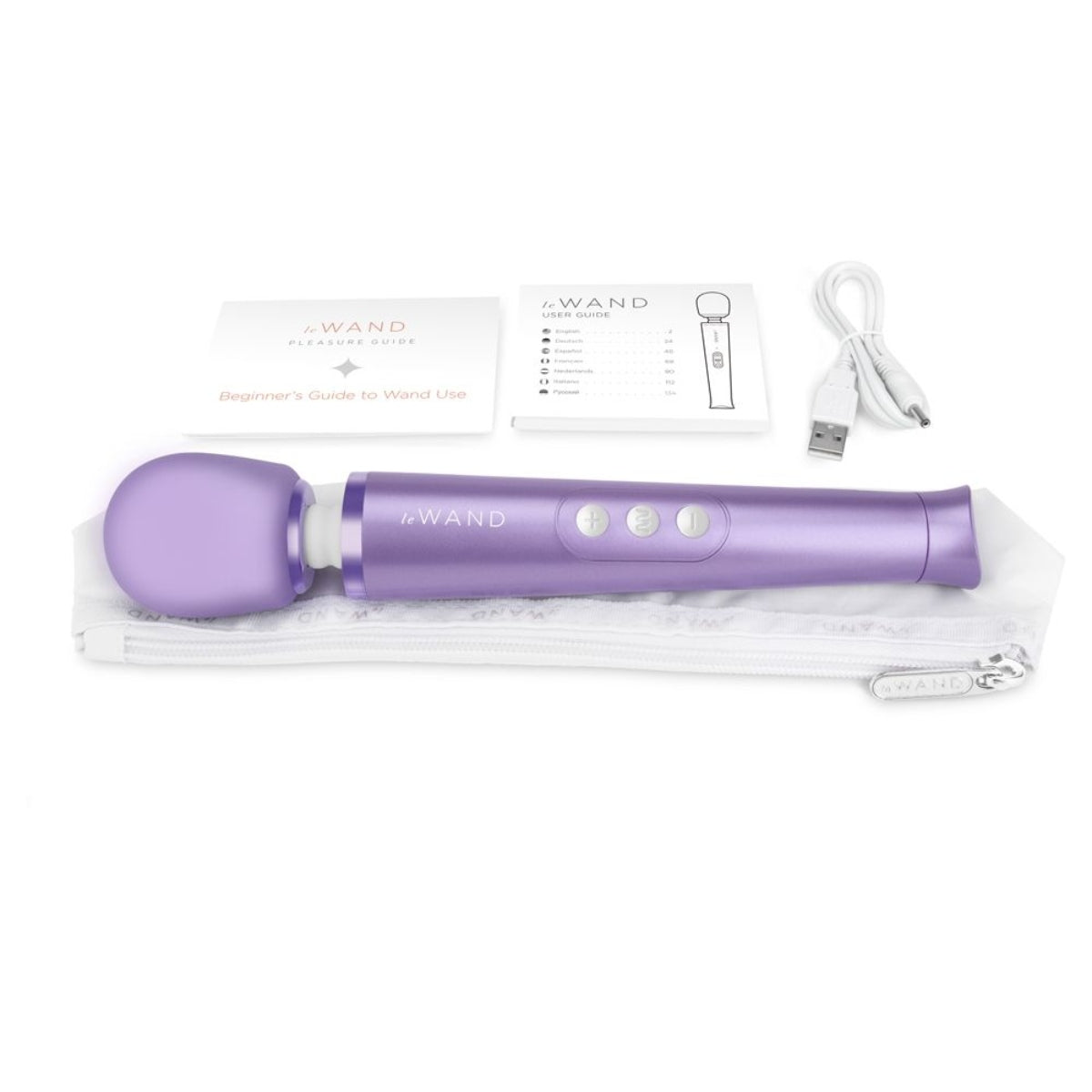 Le Wand Petite Rechargeable Wand Massager Violet