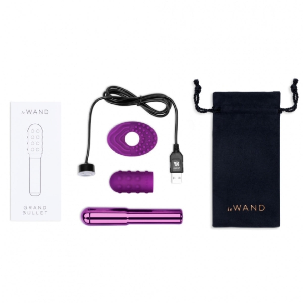 Le Wand Grand Bullet Vibrator Cherry