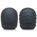 Le Wand Silicone Texture Covers 2 Pack Grey
