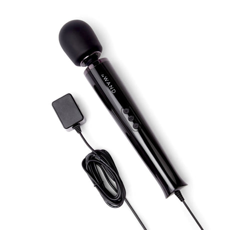 Le Wand Plug In Massager Wand Black