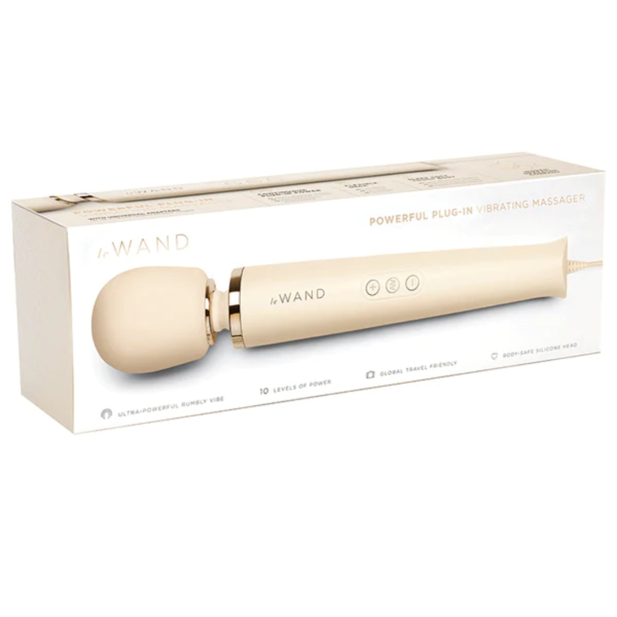 Le Wand Powerful Plug In Wand Massager Cream