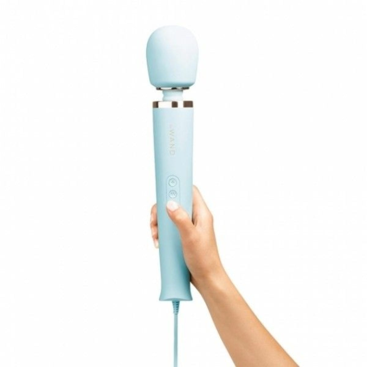 Le Wand Powerful Plug In Wand Massager Light Blue