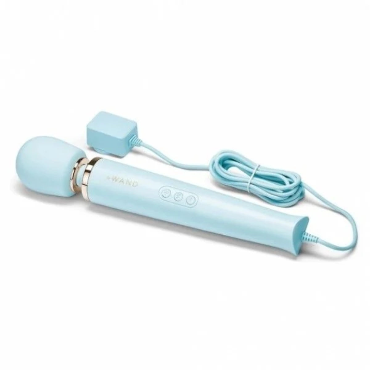 Le Wand Powerful Plug In Wand Massager Light Blue