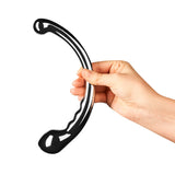 Le Wand Hoop Double Sided Pleasure Tool Silver 8 Inch