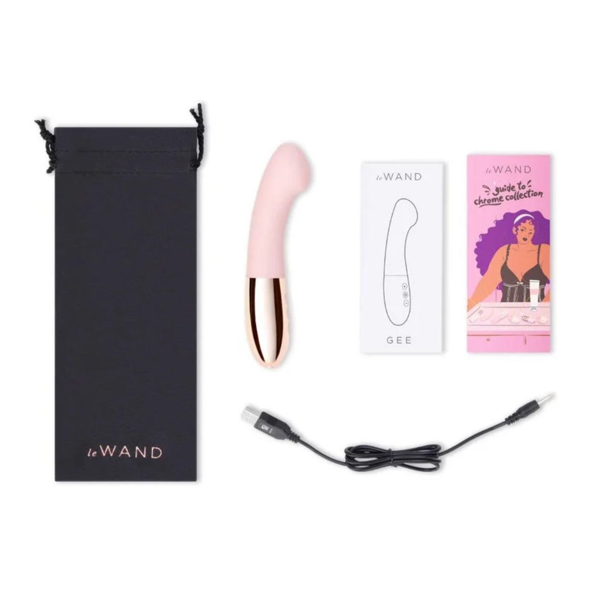 Le Wand Gee Vibrator Rose Gold