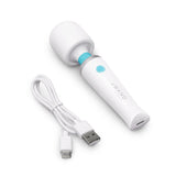 Le Wand Classique Mini Vibrating Wand Massager White 