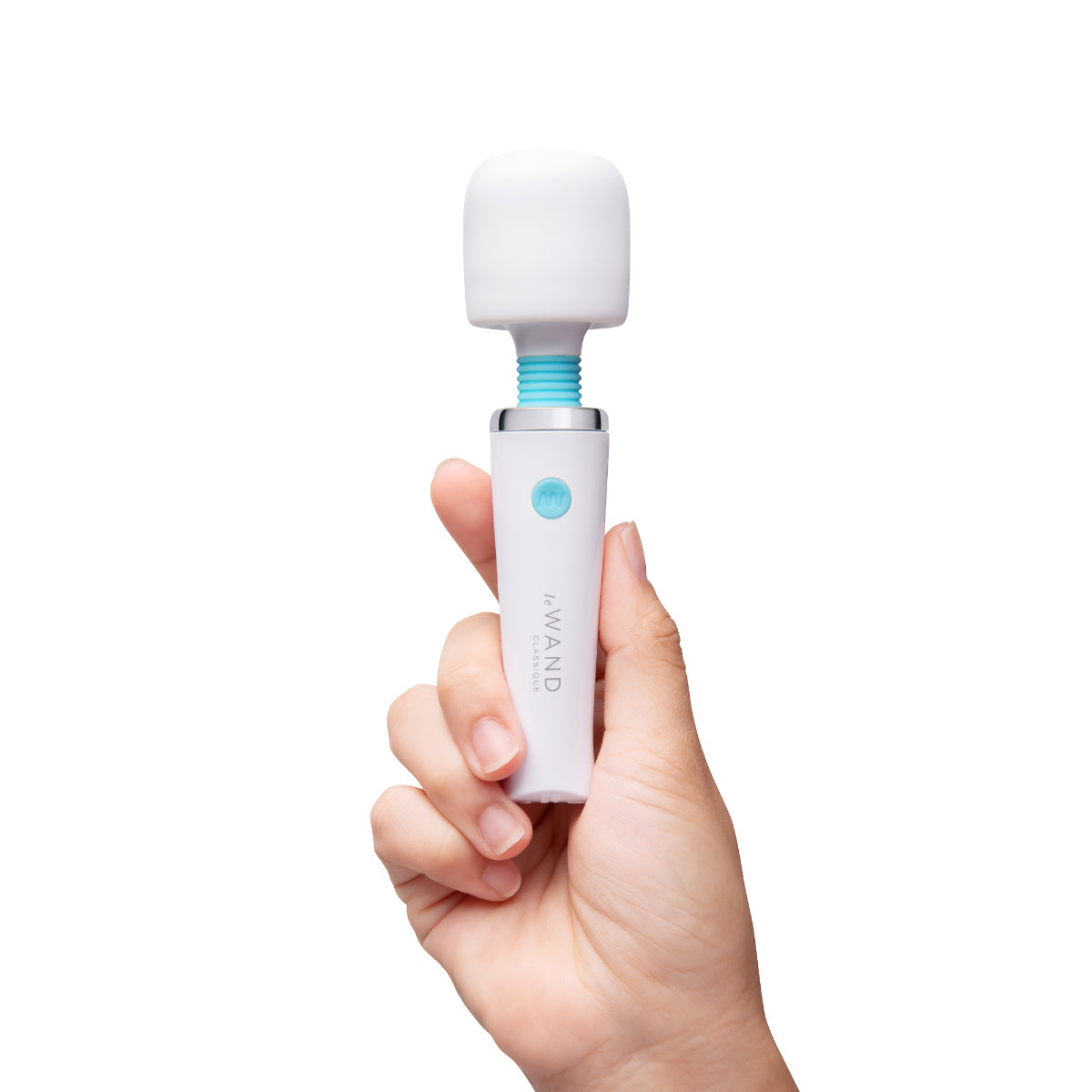 Le Wand Classique Mini Vibrating Wand Massager White 