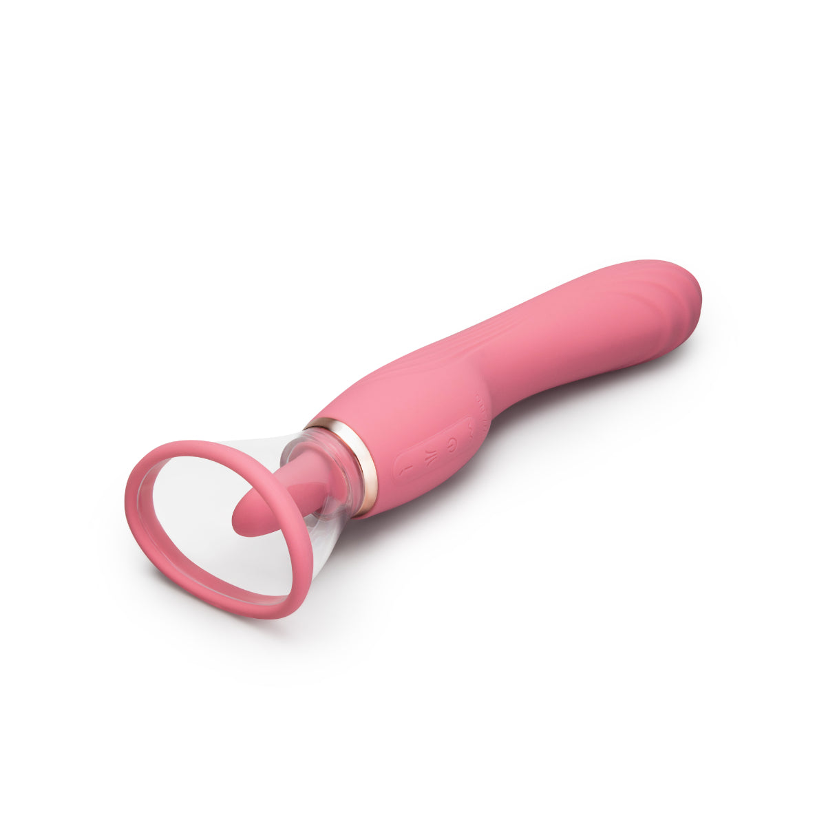 Le Wand Lick Double Ended Vibrator With Tongue Stimulator Pink