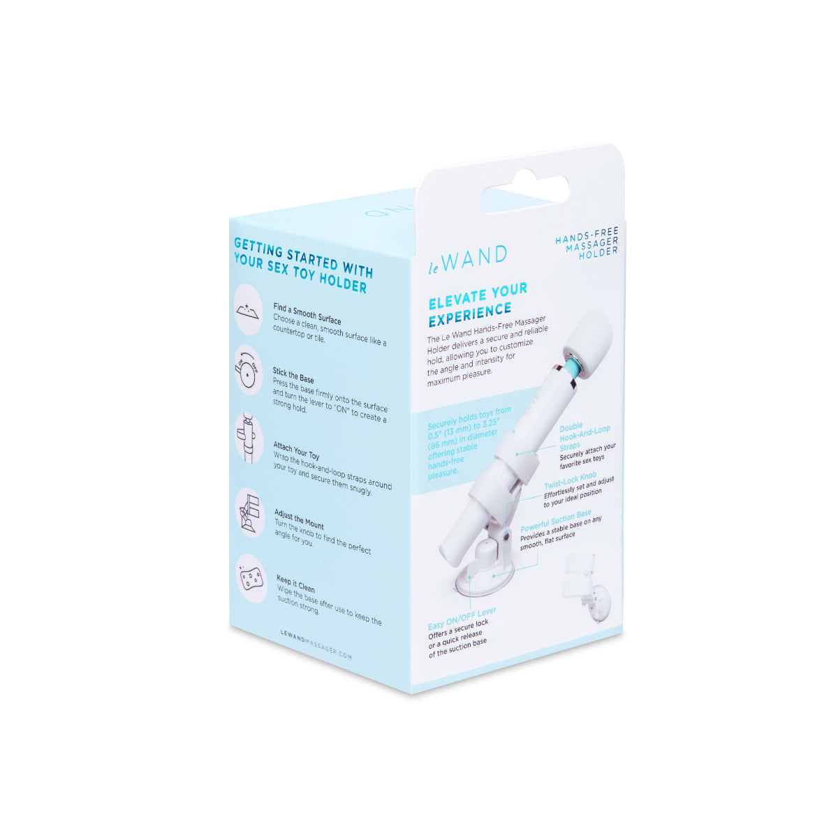 Le Wand Classique Hands-Free Massager Holder White