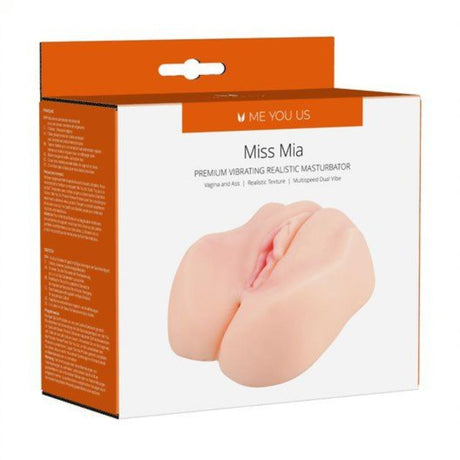 Me You Us Miss Mia Premium Vibrating Realistic Masturbator Pink - Simply Pleasure