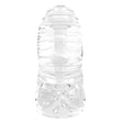 Me You Us Glacier Dual End Stroker Masturbator Clear - Simply Pleasure