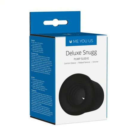 Me You Us Deluxe Snugg Penis Pump Sleeve Black - Simply Pleasure