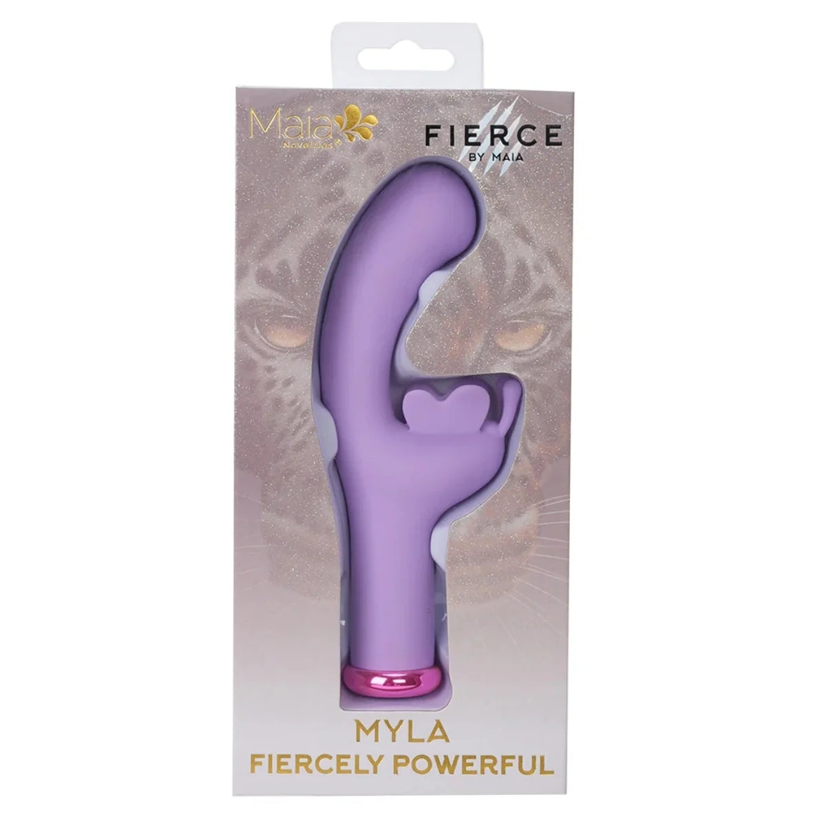 Maia Toys Myla 10 Function Butterfly G-Spot Vibrator Lavender 3 Inch