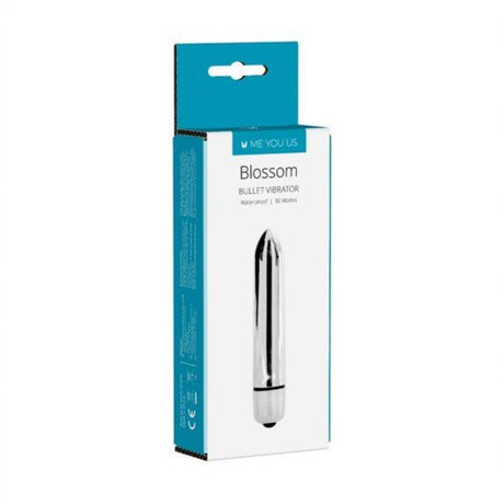 Me You Us Blossom 10 Mode Bullet Vibrator Silver - Simply Pleasure