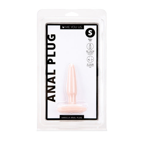 Me You Us Anal Plug Vanilla Small