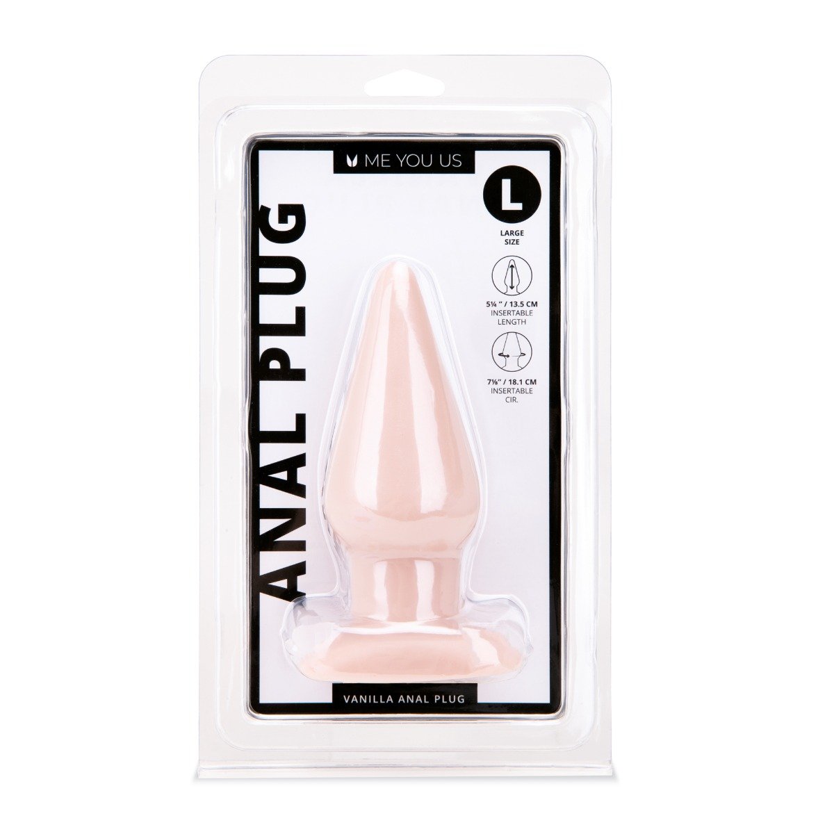 Me You Us Anal Plug Vanilla Large
