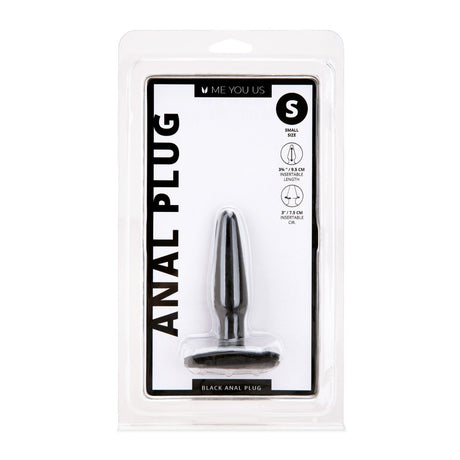 Me You Us Anal Plug Black Small