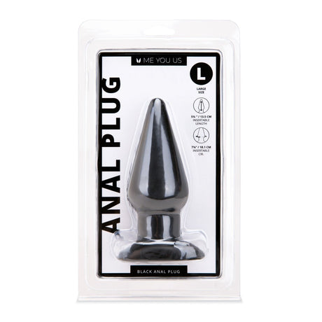 Me You Us Anal Plug Black Large