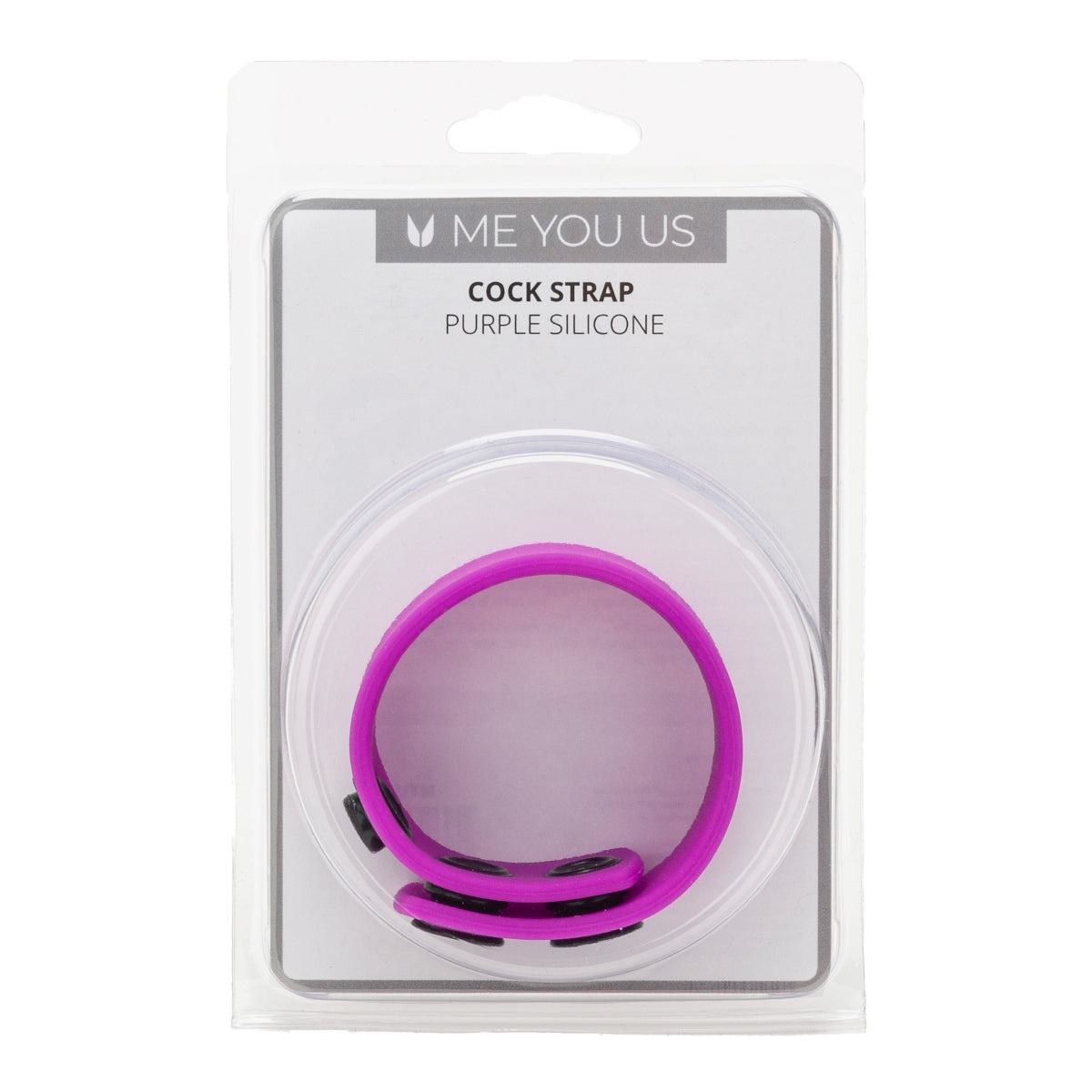 Me You Us Silicone Cock Strap Purple