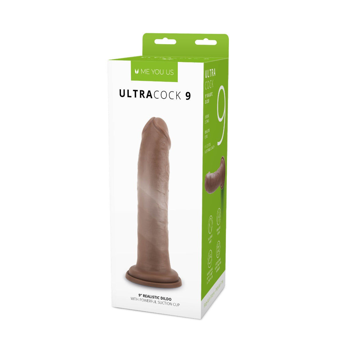 Me You Us Ultra Cock Caramel Realistic Dildo 9 Inch - Simply Pleasure