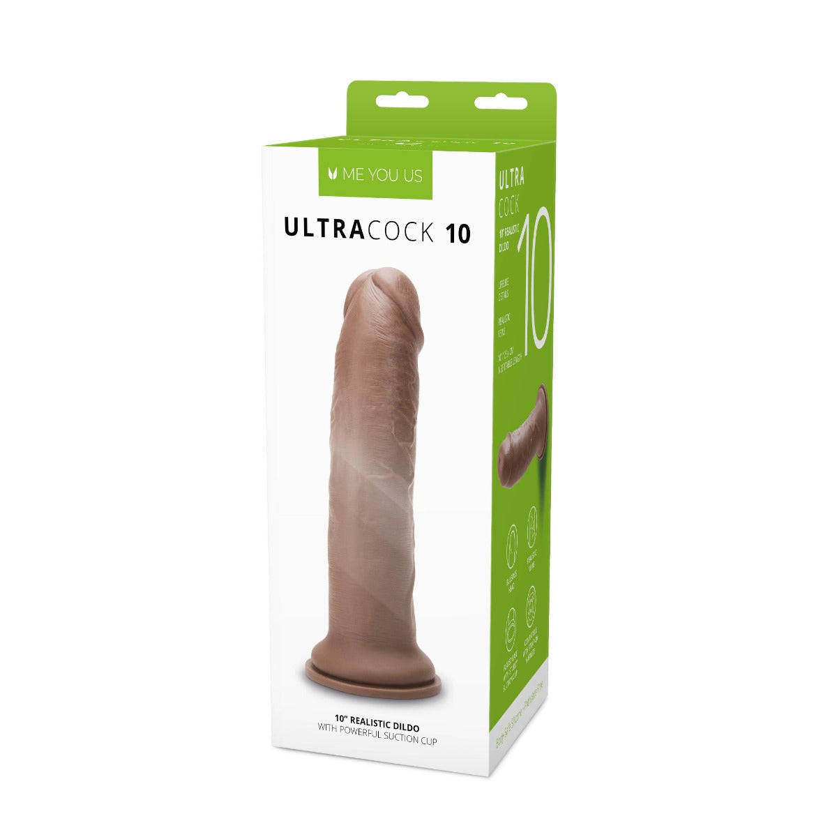 Me You Us Ultra Cock Caramel Realistic Dildo 10 Inch - Simply Pleasure