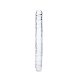 Me You Us Ultra Cock Jelly Double Ended Dildo Clear 15 Inch