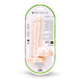 Me You Us Ultra Cock Dual Density Dildo With Balls Pink 8 Inch