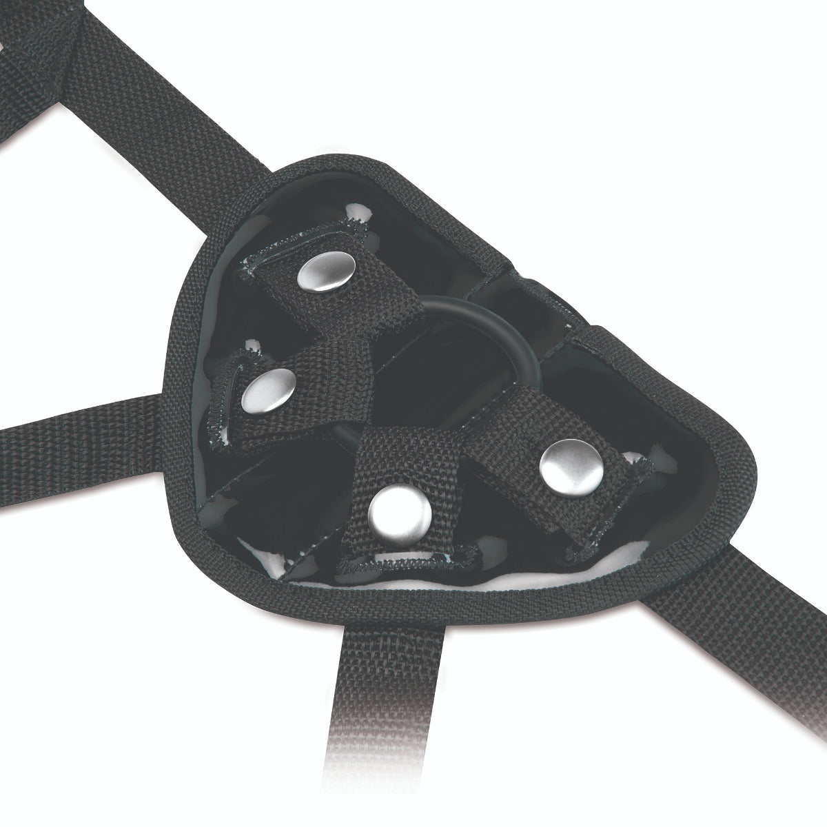 Me You Us Frosted Strap On Harness Kit With Jelly Dildo Clear Black 6 Inch