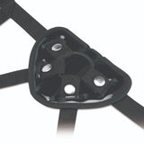 Me You Us Frosted Strap On Harness Kit With Jelly Dildo Clear Black 6 Inch