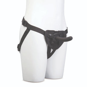 Me You Us Pegging Strap On Harness Kit With Beginner Dildo Black 5 Inch