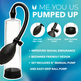 Me You Us Pumped Up Clear Suction Penis Pump