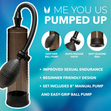 Me You Us Pumped Up Black Suction Penis Pump