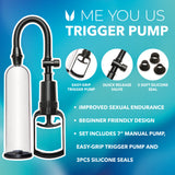 Me You Us Trigger Suction Penis Pump Clear