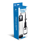 Me You Us Gauge It Suction Penis Pump Clear