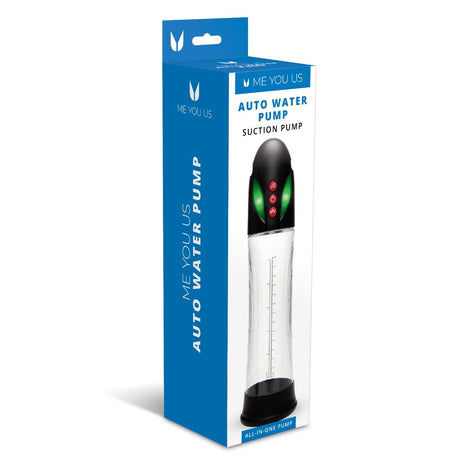 Me You Us Auto Water Suction Penis Pump Clear