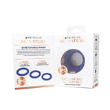 Me You Us Signature The Chubby Cock Ring 3 Pack Blue