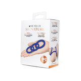 Me You Us Signature The Chubby Cock Ring 3 Pack Blue