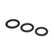 Me You Us Signature The Chubby Cock Ring 3 Pack Black