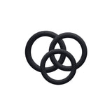 Me You Us Signature The Chubby Cock Ring 3 Pack Black