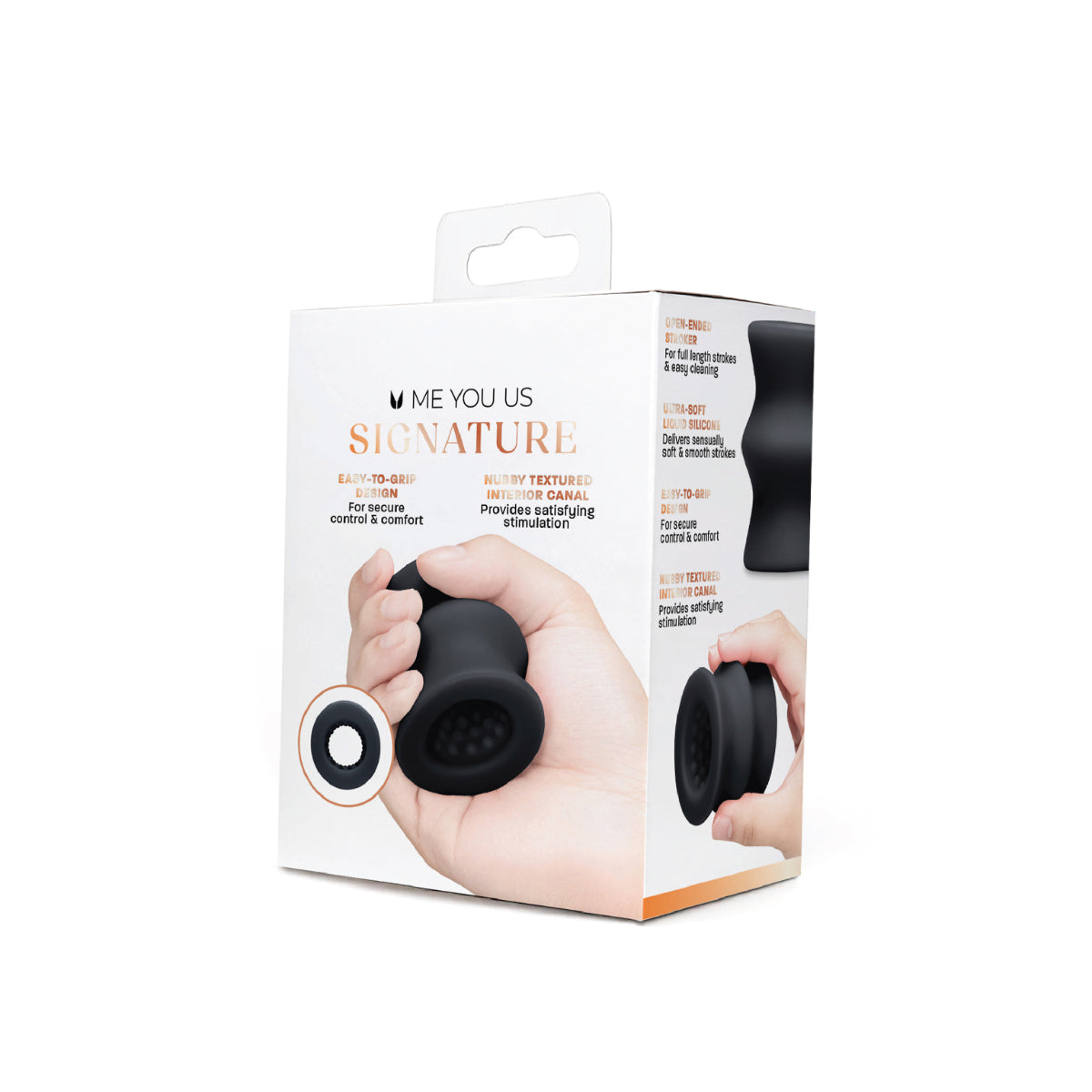 Me You Us Signature The Silicone Oral Stroker Black